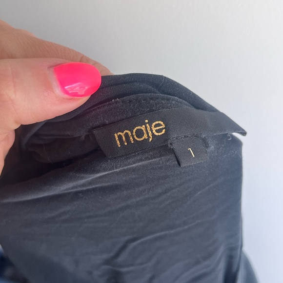 Black Maje slouchy t shirt - Picture 3 of 3